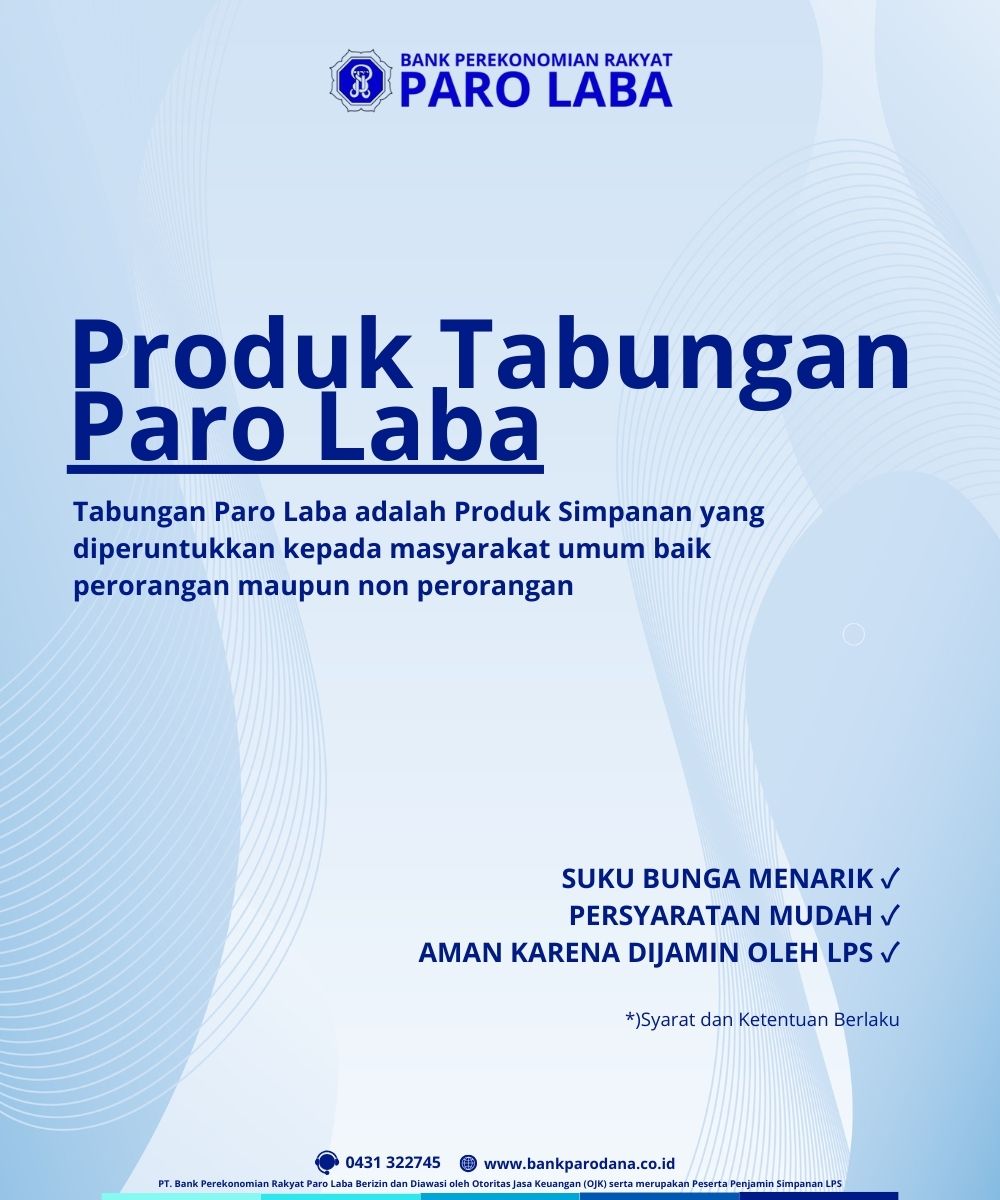Produk Tabungan Paro Laba